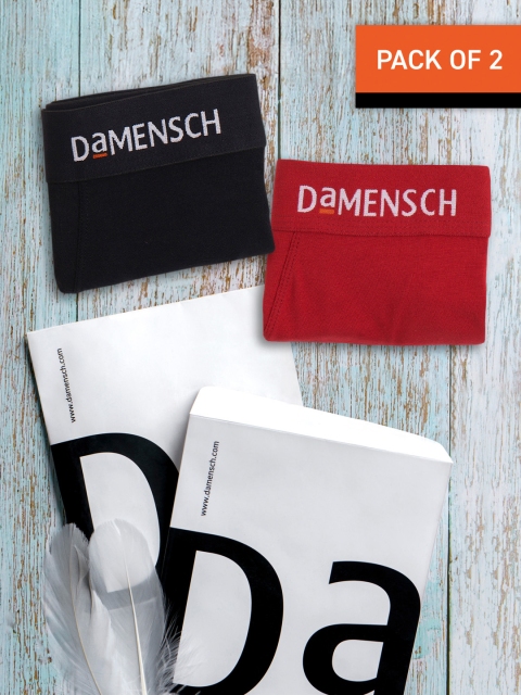 DaMENSCH Pack of 2 DEO-SOFT Solid Premium Egyptian Cotton-Modal Blend Trunk - Image 7