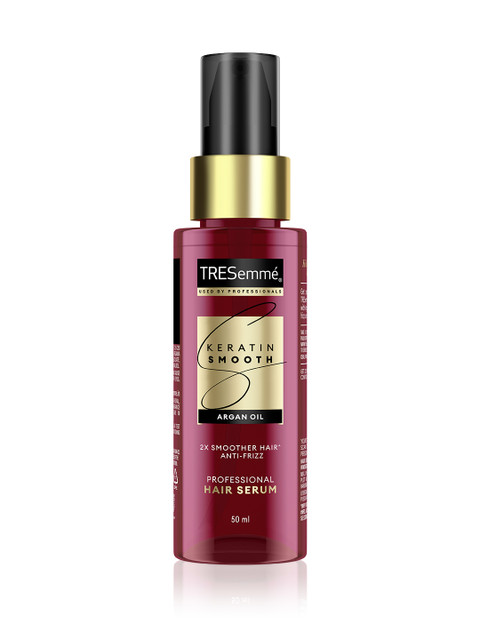 TRESemme Keratin Smooth Anti-Frizz Hair Serum with Argan Oil, for 2X Smoother Hair-50ml - Image 2