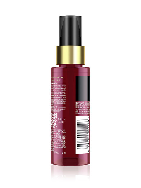 TRESemme Keratin Smooth Anti-Frizz Hair Serum with Argan Oil, for 2X Smoother Hair-50ml - Image 3