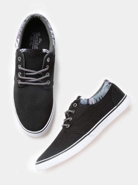 Roadster Men Black Sneakers
