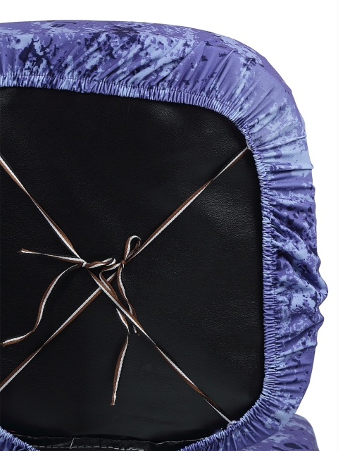 Cortina Unisex Blue Printed Chair Cover - Image 4