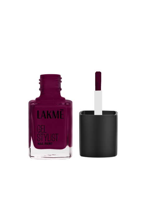 Lakme Absolute Gel Stylist Nail Color With High Gloss Finish 12ml - Royalty