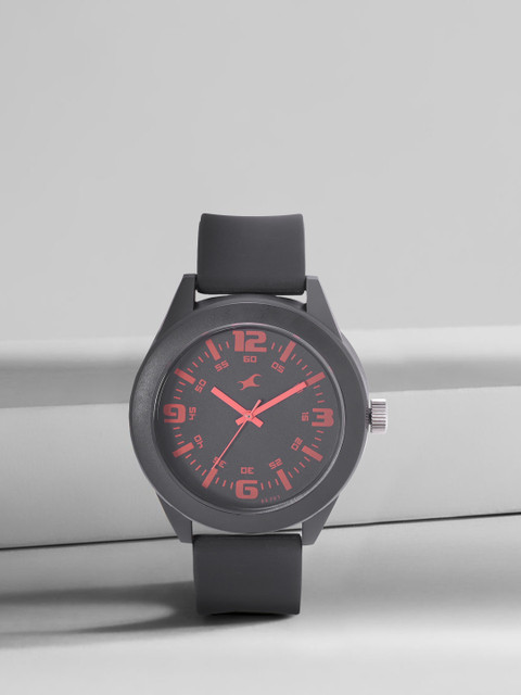 Fastrack Neon Quartz Analog With Black Dial Unisex Watch - Nt38003pp13w