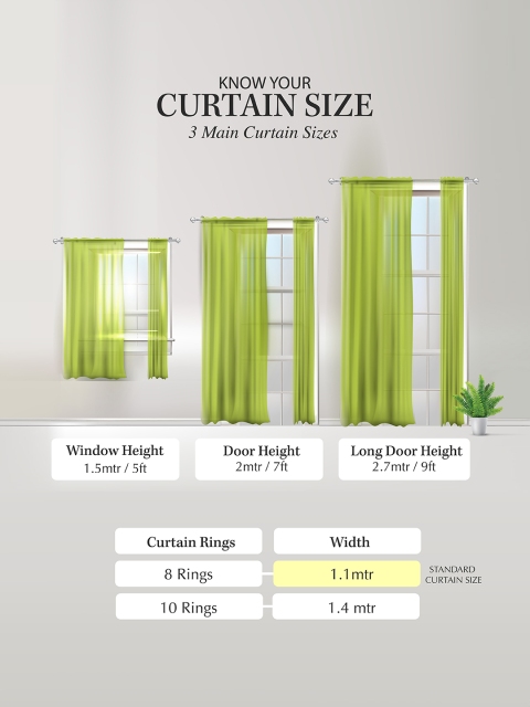 ROSARA HOME Grey Self-Design Single Long Door Curtain - Image 5