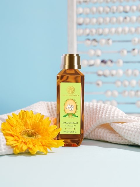 Forest Essentials Dasapushpadi Ayurvedic Baby Body Massage Oil For Strong Muscles - 200 ml - Image 6