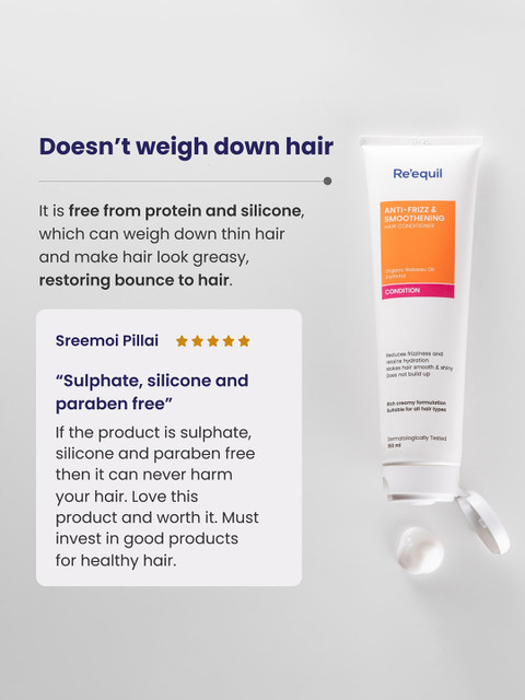 Reequil Unisex Babassu Anti-Frizz & Smoothening Hair Conditioner - Image 5
