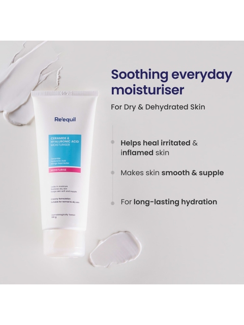 Reequil Unisex Ceramide & Hyaluronic Acid Moisturiser For Normal To Dry Skin - Image 3