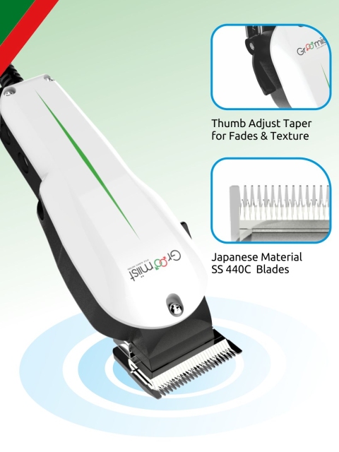 Groomiist Corded Fully Waterproof Hair Trimmer & Shaver 6 Length Settings SST-786(E) - Image 3