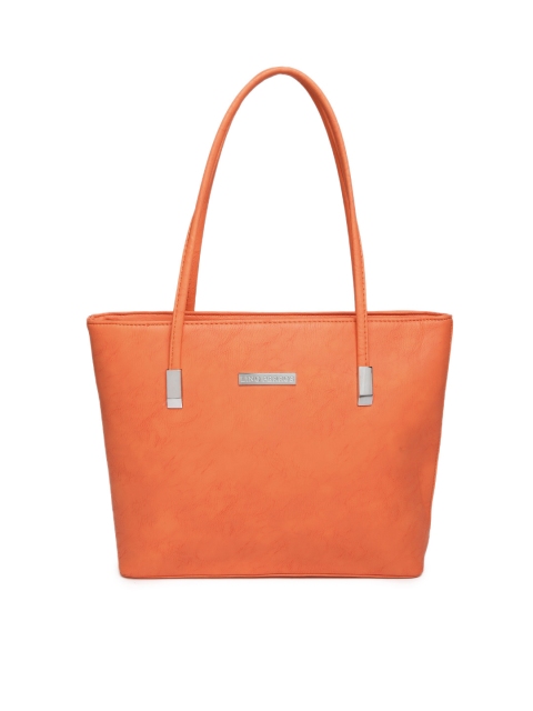 Orange Polyurethane (Pu) Handbag