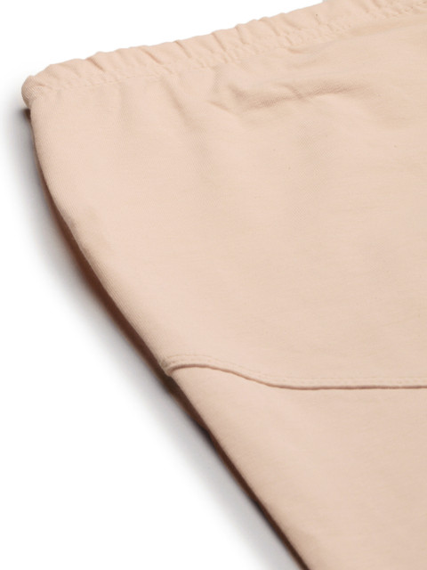 Blush 9 Maternity Women Beige Solid Maternity Leggings - Image 6