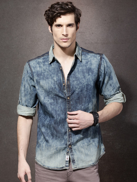 Men Roadster Casual Shirts Price List 