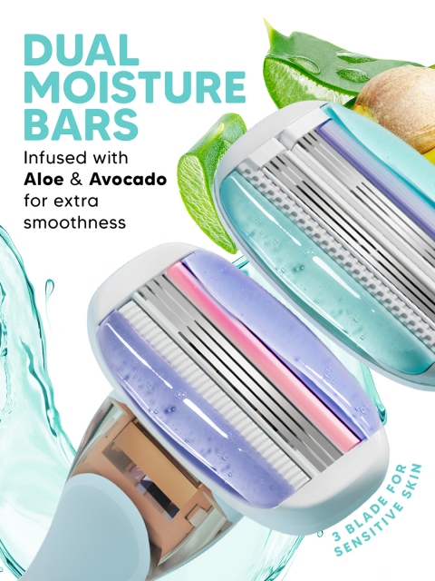LetsShave Women Evior Shaving Razor Trial Pack for Underarms, Legs & Bikini Area - Image 3