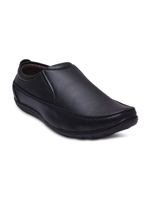 Men's Rubber Slip On Shoes (9, Black)