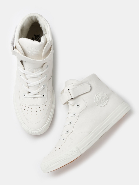 roadster men white sneakers