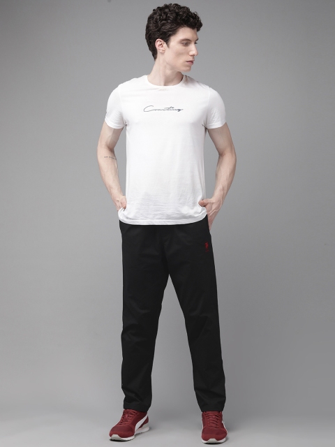 Buy U.S. Polo Assn. Men Brand Logo Embroidered Pure Cotton Lounge Pants - - Apparel for Men - Image 6