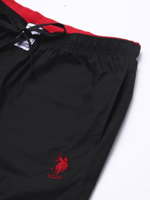 Buy U.S. Polo Assn. Men Brand Logo Embroidered Pure Cotton Lounge Pants - - Apparel for Men - Image 8