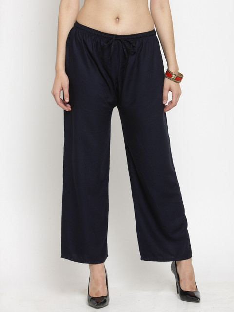 Clora Creation Women Pack of 2 Solid Straight Palazzos - Image 2