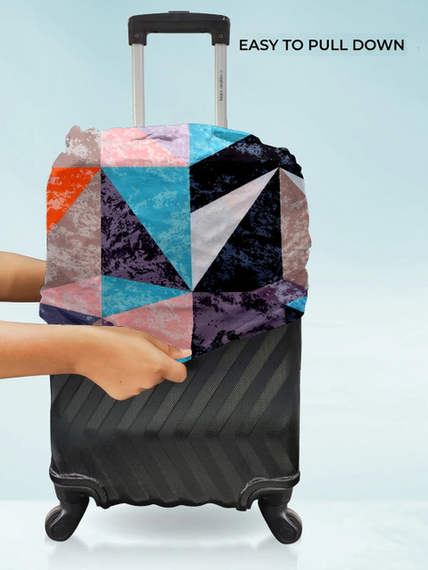 Cortina Multicoloured Printed Protective Large Trolley Bag Cover - Image 6