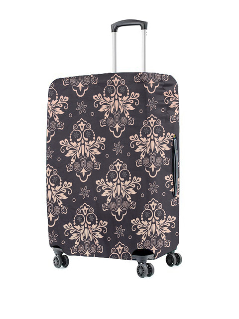 Cortina Black Printed Protective Small Trolley Bag Cover