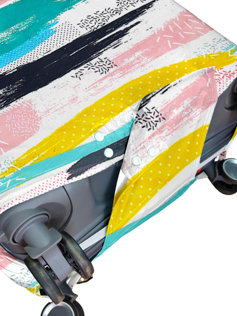 Cortina Multicoloured Printed Protective Large Trolley Bag Cover - Image 3