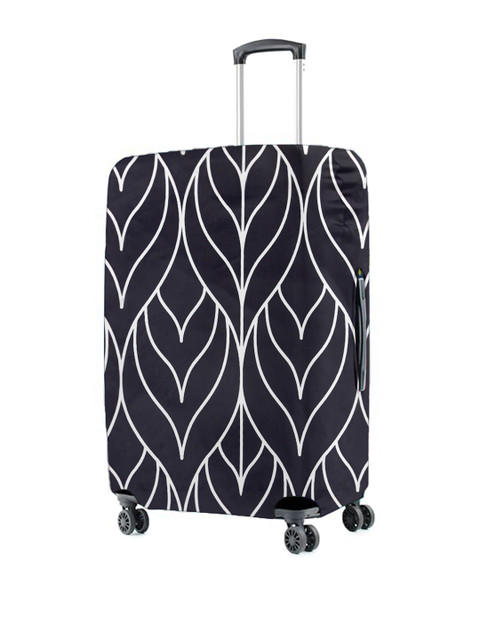 Cortina Blue & White Printed Protective Trolley Bag Cover