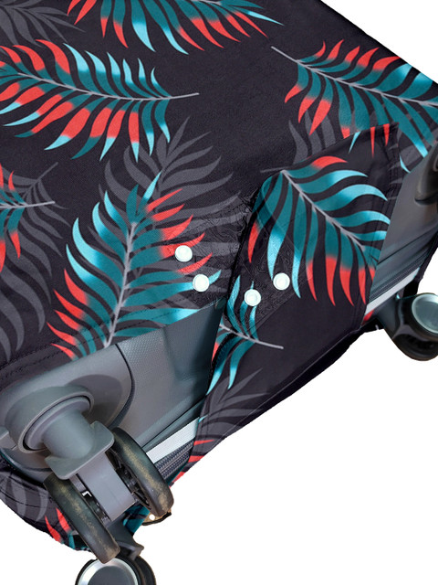 Cortina Blue & Green Printed Protective Trolley Bag - Image 4