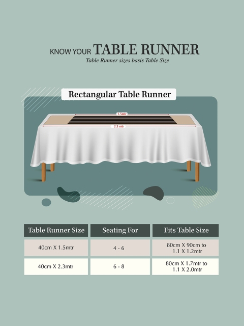 BELLA TRUE Multicoloured Floral Printed Table Runner - Image 4