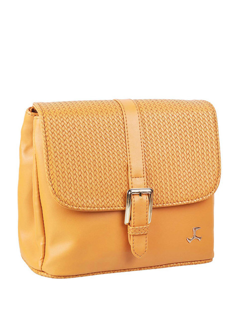 Mochi Yellow Solid Sling Bag