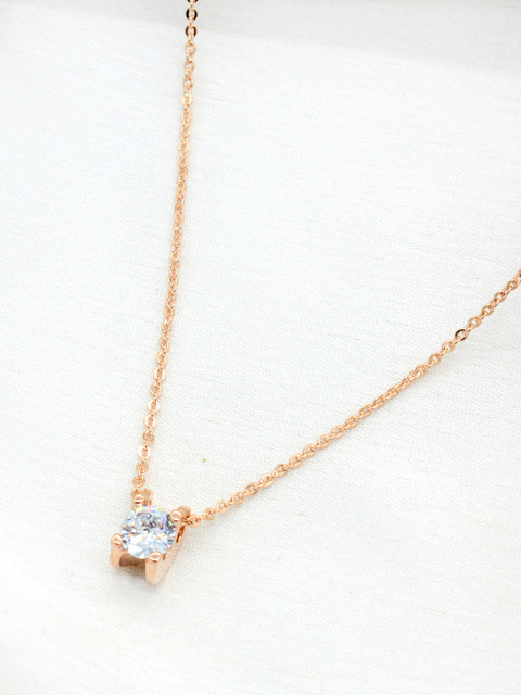 JOKER & WITCH Rose Gold-Plated Stone-Studded Chain