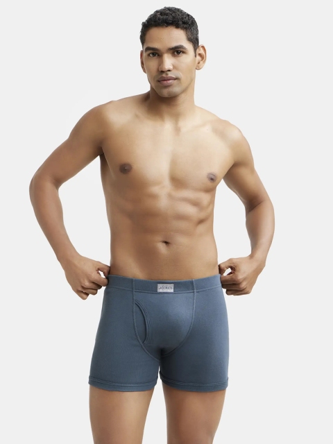 Pack Of 2 Super Combed Cotton Rib Boxer Trunk with Ultrasoft and Durable Waistband-8008 - Image 8