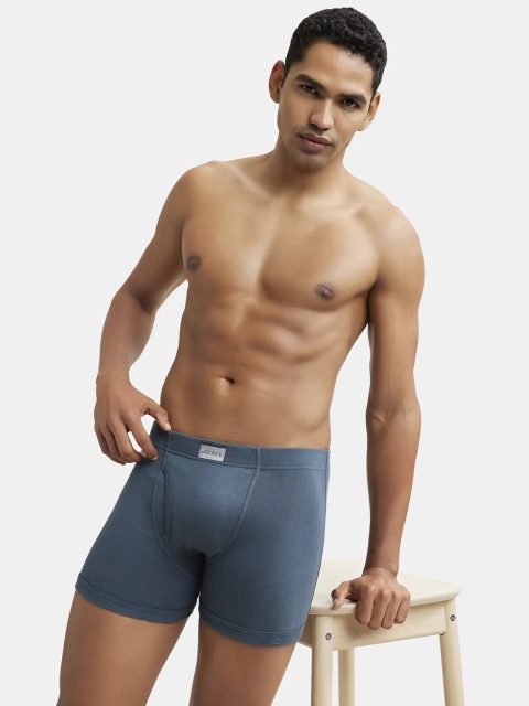 Pack Of 2 Super Combed Cotton Rib Boxer Trunk with Ultrasoft and Durable Waistband-8008 - Image 7
