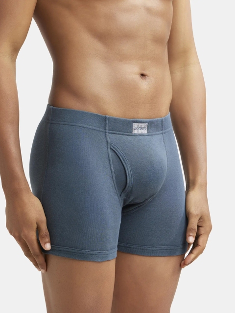 Pack Of 2 Super Combed Cotton Rib Boxer Trunk with Ultrasoft and Durable Waistband-8008 - Image 3