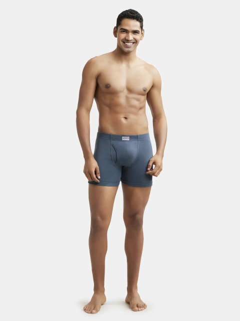 Pack Of 2 Super Combed Cotton Rib Boxer Trunk with Ultrasoft and Durable Waistband-8008 - Image 5