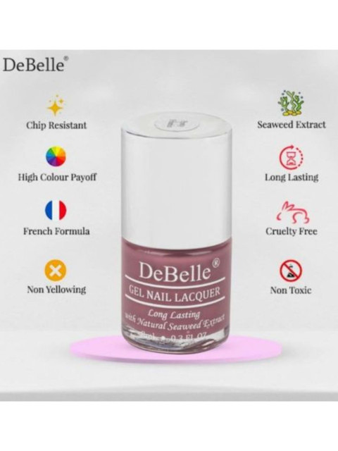 DeBelle Gel Nail Lacquer - Pretty Petunia 8 ml - Image 5