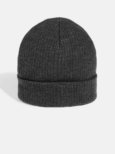 WROGN Unisex Grey Woollen Beanie - Image 3