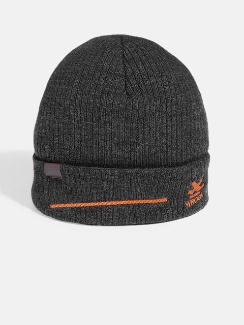 WROGN Unisex Grey Woollen Beanie - Image 2