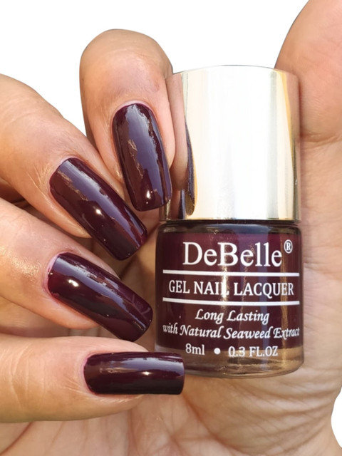 DeBelle Gel Nail Lacquer - Glamorous Garnet 8 ml - Image 4