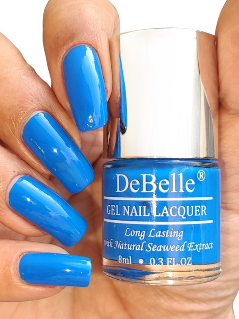 DeBelle Blue Gel Nail Lacquer - La Azure 8 ml - Image 4