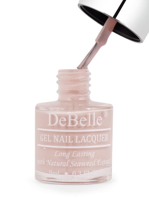 DeBelle Women Pink Gel Nail Lacquer - Peony Blossom 8 ml - Image 3