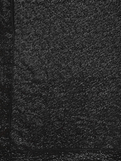 Sangria Women Black Embellished Sequinned Heavy Work Saree - Image 7