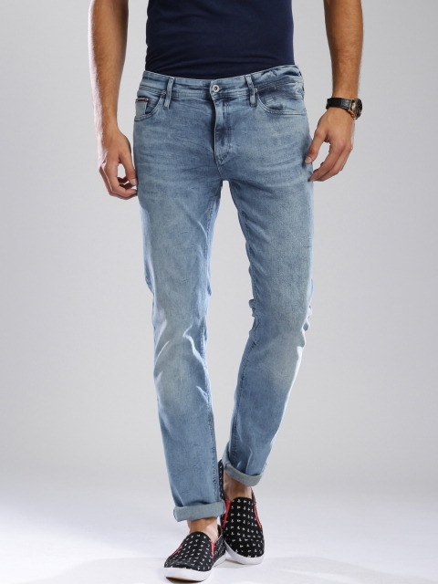 Tommy Hilfiger Men Blue Slim Fit Stretchable Jeans