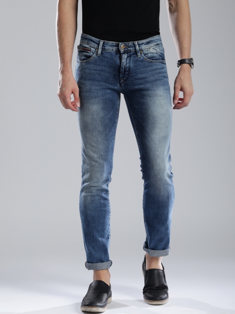 Tommy Hilfiger Men Blue Skinny Fit Stretchable Jeans