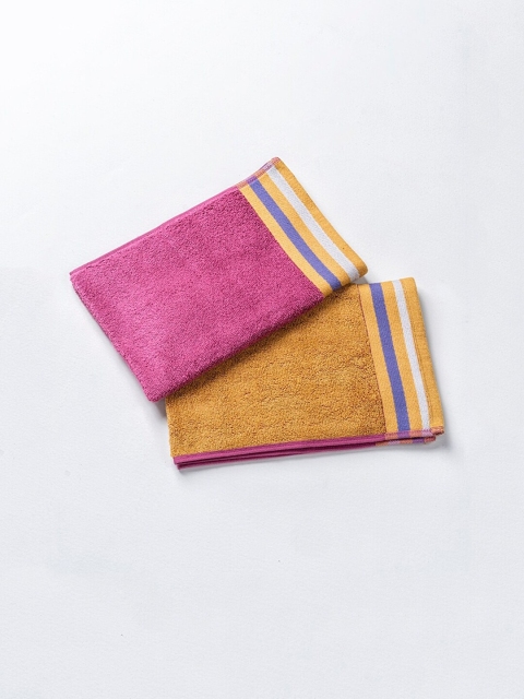 DDecor Set Of 2 Solid 500 GSM Live Beautiful Cotton Hand Towels - Image 3