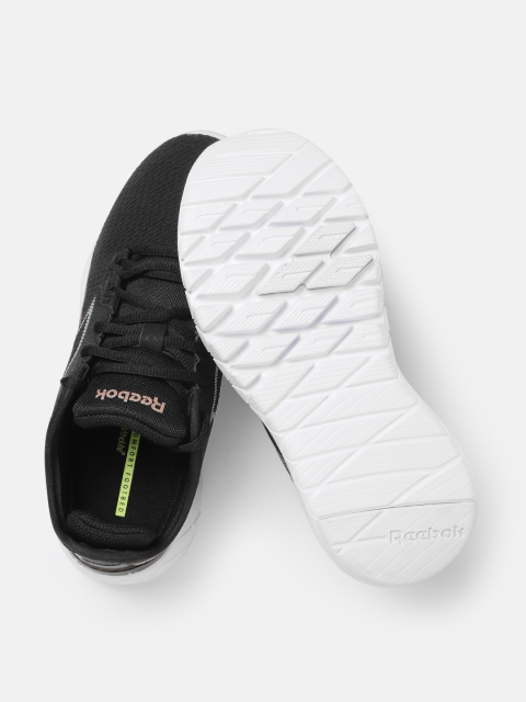 Reebok Women Black Woven Design Mega Flexagon 2.0 Training Shoes - Image 3