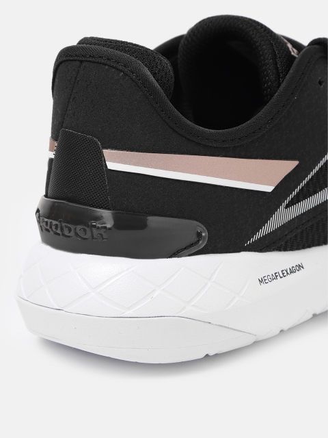 Reebok Women Black Woven Design Mega Flexagon 2.0 Training Shoes - Image 4