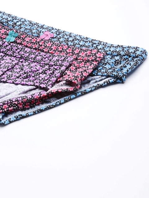 Leading Lady Women Pack of 3 Pure Cotton Printed Basic Briefs HP-9015-3 - Image 5