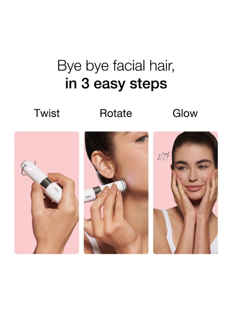 Braun Mini Facial Hair Remover FS1000 for Upper Lips, Chin & Cheeks - Image 4
