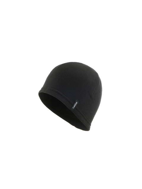 WEDZE By Decathlon Unisex Black Solid Beanie