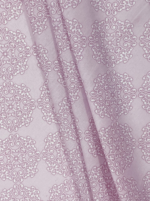 SWAYAM Sparkle Pink Floral 144 TC Double Bedsheet Set - Image 5