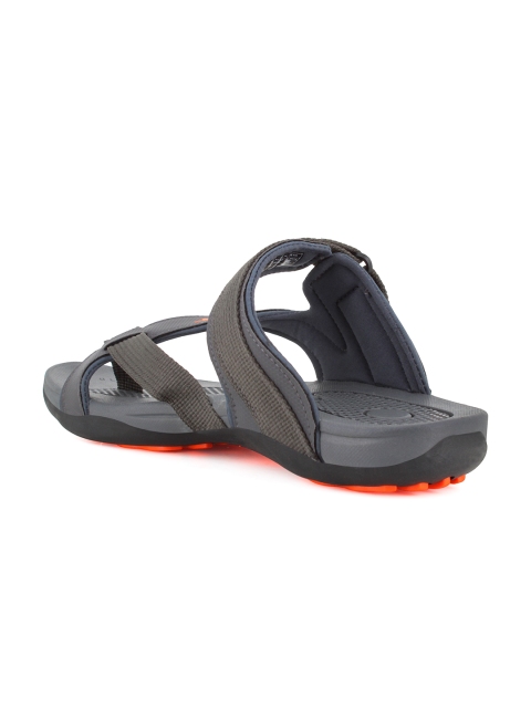 Sparx Men Charcoal Grey Solid One-Toe Comfort Sandals - Image 2